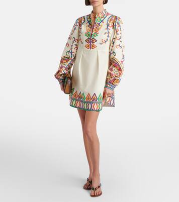 Printed cotton minidress | Etro