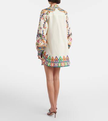 Printed cotton minidress | Etro