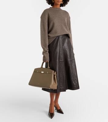 Hudson 레더 탑 핸들 백 | DeMellier