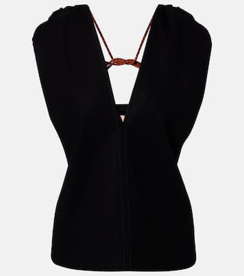 Cotton crêpe top | Plan C