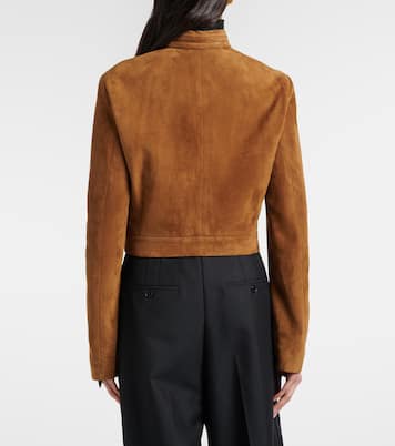 Cropped suede jacket | Tom Ford