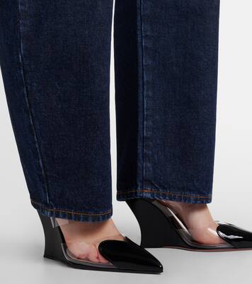 Mules Le Cœur 90 de charol | Alaïa