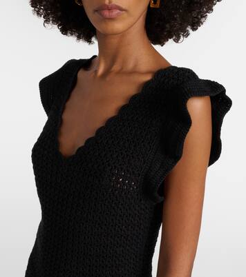 Bailey knitted cotton minidress | Melissa Odabash