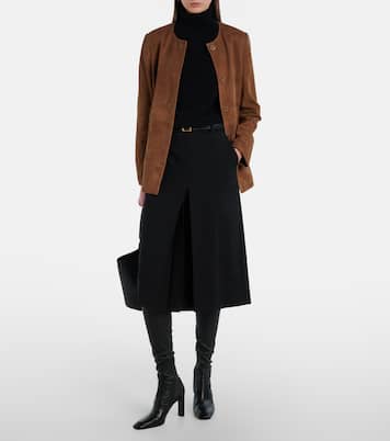 Jacke Maud aus Veloursleder | Nour Hammour