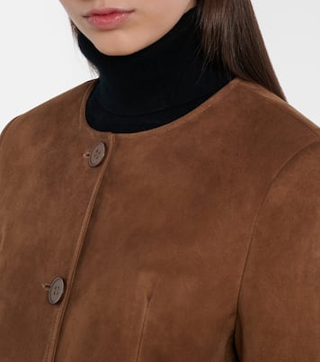 Jacke Maud aus Veloursleder | Nour Hammour