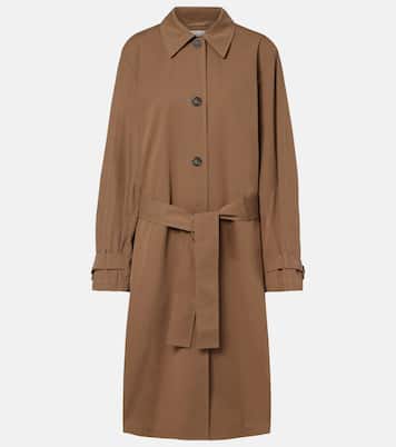 Belted cotton trench coat | Toteme