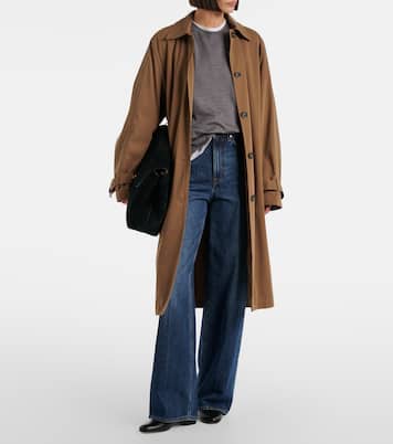Belted cotton trench coat | Toteme
