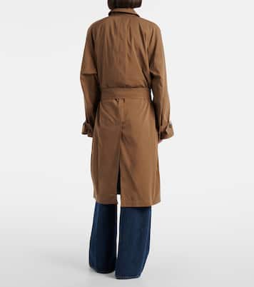 Belted cotton trench coat | Toteme