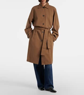 Belted cotton trench coat | Toteme
