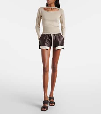 Cutout virgin wool top | Rick Owens