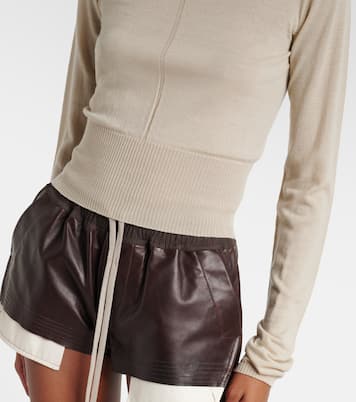 Cutout virgin wool top | Rick Owens