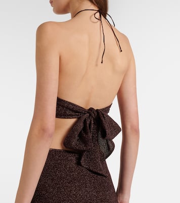 Lumière cutout halterneck maxi dress | Oséree