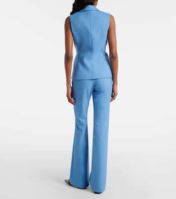 Melvin twill flared pants | Veronica Beard