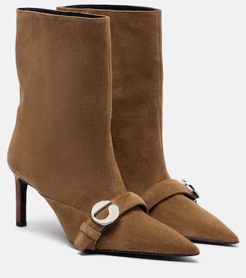 Ankle Boots aus Veloursleder | Coperni