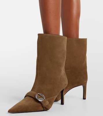 Ankle Boots aus Veloursleder | Coperni