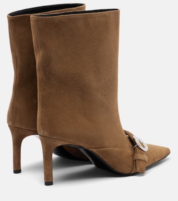 Ankle Boots aus Veloursleder | Coperni