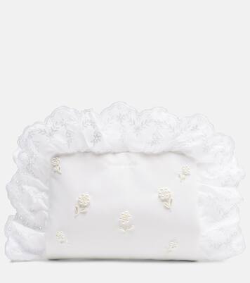 Pillowcase embellished ruffled clutch | Simone Rocha