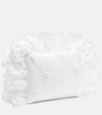 Pillowcase embellished ruffled clutch | Simone Rocha