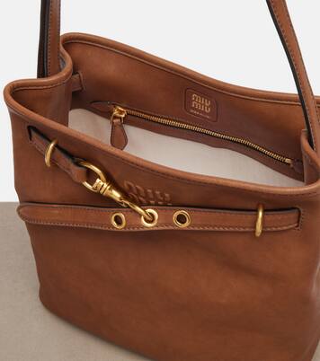 Bucket Bag Aventure aus Leder | Miu Miu