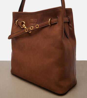 Bucket Bag Aventure aus Leder | Miu Miu