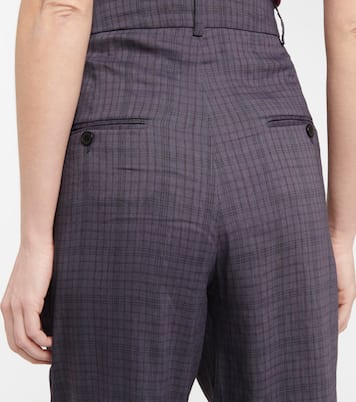 Karierte Hose Lowea mit Leinenanteil | Marant Etoile