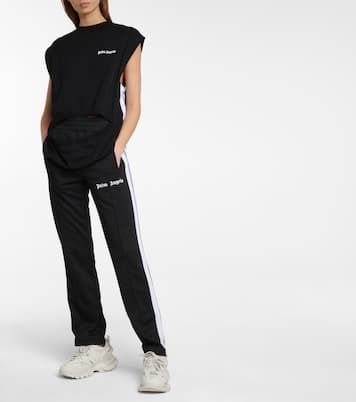 Cutout cotton jersey tank top | Palm Angels