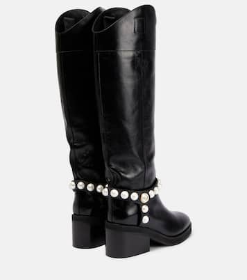 Botas altas Tonya 70 con adornos | Jimmy Choo