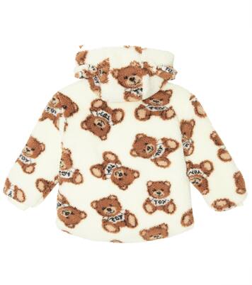 Bedruckte Jacke mit Kapuze | Moschino Kids
