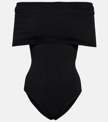 Off-shoulder knit bodysuit | Alaïa