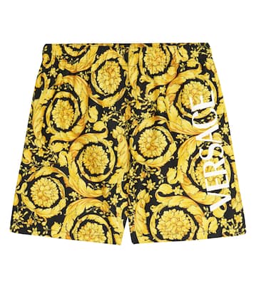 Barocco printed swim trunks | Versace Kids