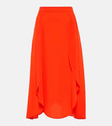 Falda midi de seda | Stella McCartney