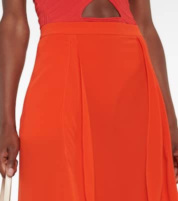 Falda midi de seda | Stella McCartney