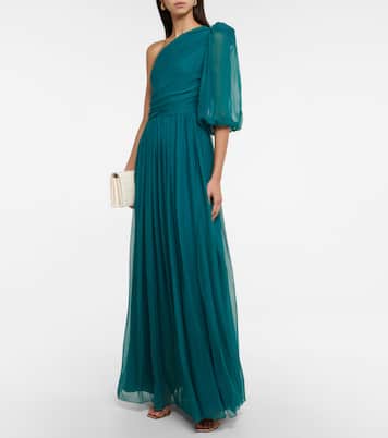 Robe longue Shauna en soie | Costarellos