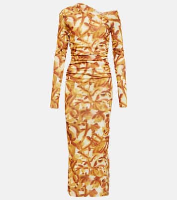 Jasno printed jersey midi dress | Nanushka
