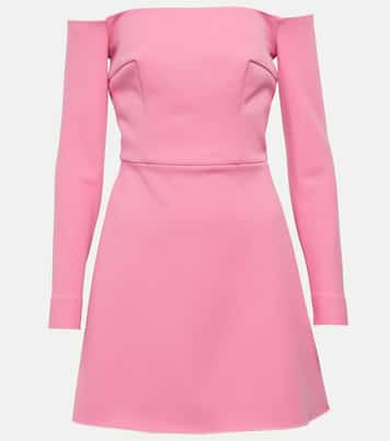 Vestido corto Everleigh de crepé | Emilia Wickstead