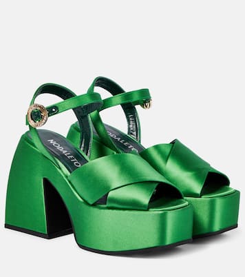 Bulla Joni satin platform sandals | Nodaleto
