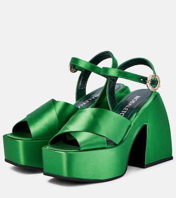 Bulla Joni satin platform sandals | Nodaleto