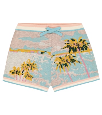 Shorts Tiggy in cotone con stampa | Zimmermann Kids