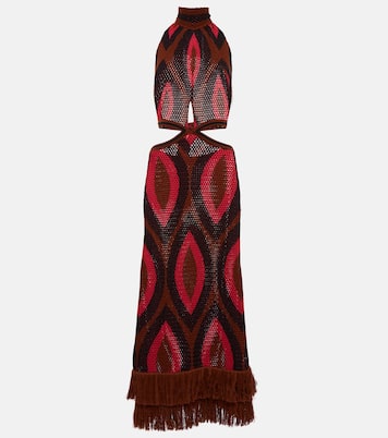 Cutout cotton maxi dress | Johanna Ortiz