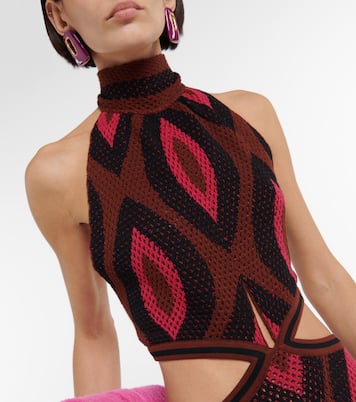 Cutout cotton maxi dress | Johanna Ortiz