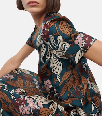Bedrucktes Midikleid Paolo aus Seide | 'S Max Mara