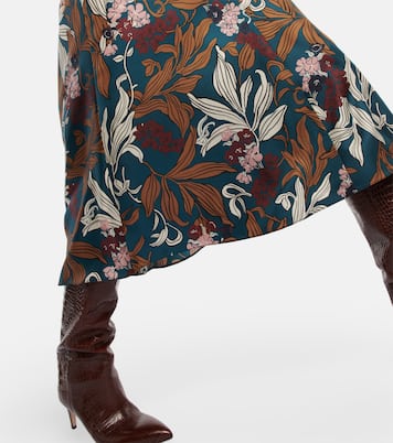 Bedrucktes Midikleid Paolo aus Seide | 'S Max Mara