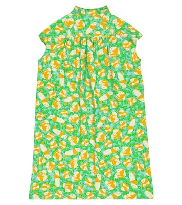Swallow printed cotton tunic dress | The Animals Observatory