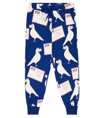 Pantalón deportivo de algodón estampado | Mini Rodini