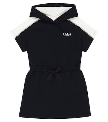 Abito in maglia di jersey di cotone | Chloé Kids