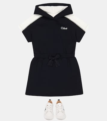 Abito in maglia di jersey di cotone | Chloé Kids