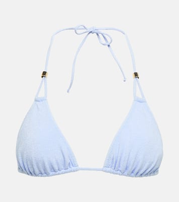 Misty Lagoon triangle bikini top | Heidi Klein
