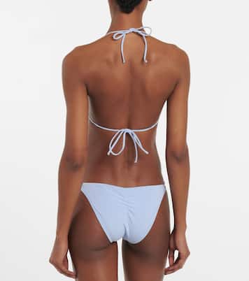 Misty Lagoon triangle bikini top | Heidi Klein
