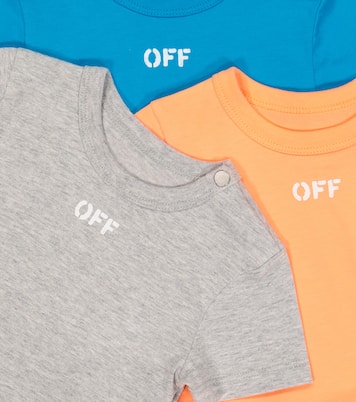Bébé – Set de 3 bodys en coton | Off-White Kids