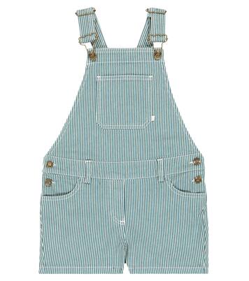 Salopette di jeans Saga a righe | Bonpoint